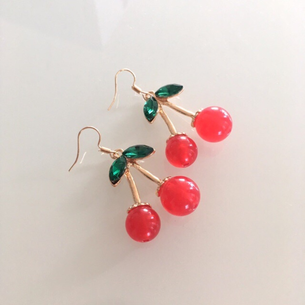 Red Cherry Earrings